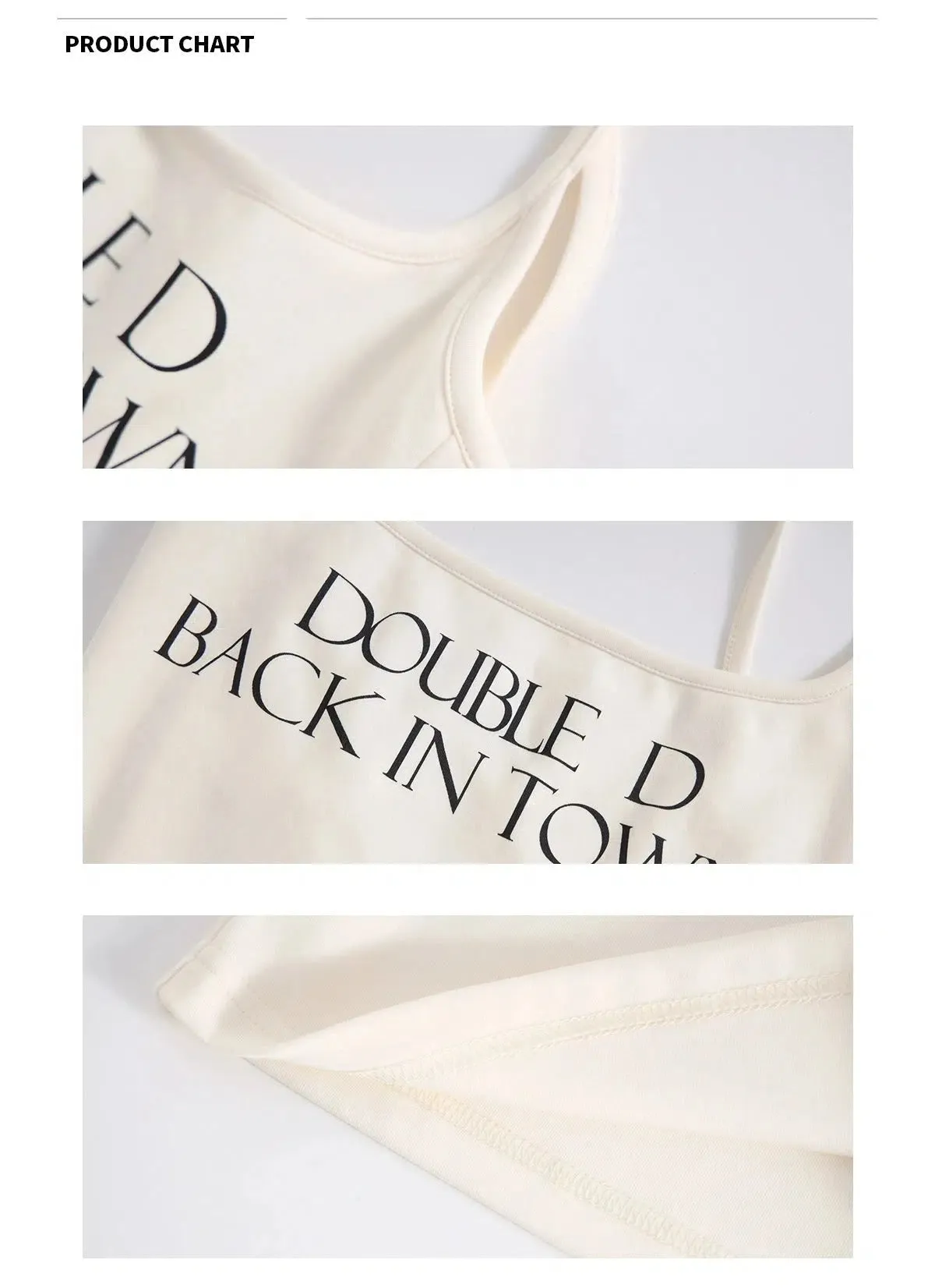 Bold Text Graphic Sleek Tank Top