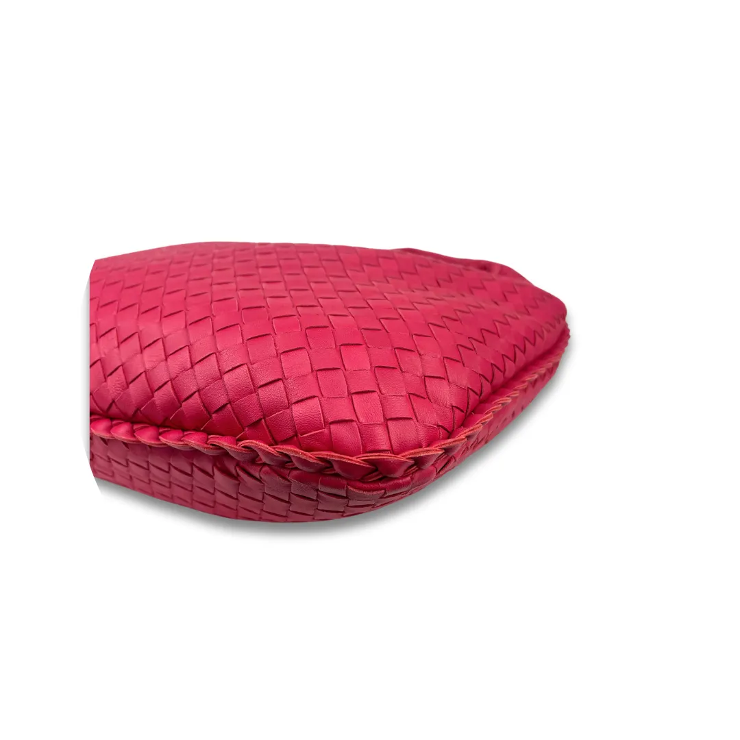 Bottega Veneta Hot Pink Intrecciato Hobo