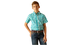 Boy's Ariat Pro Series Jace Short Sleeve Shirt