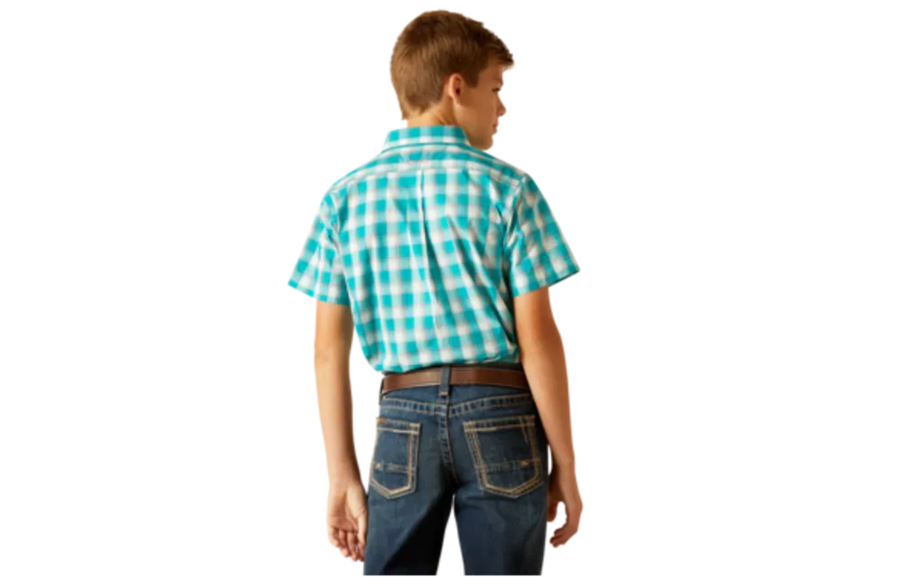 Boy's Ariat Pro Series Jace Short Sleeve Shirt