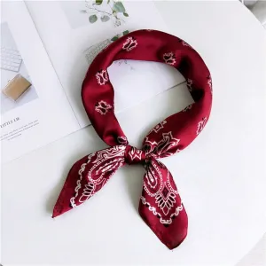 Burgund Paisley Bandana