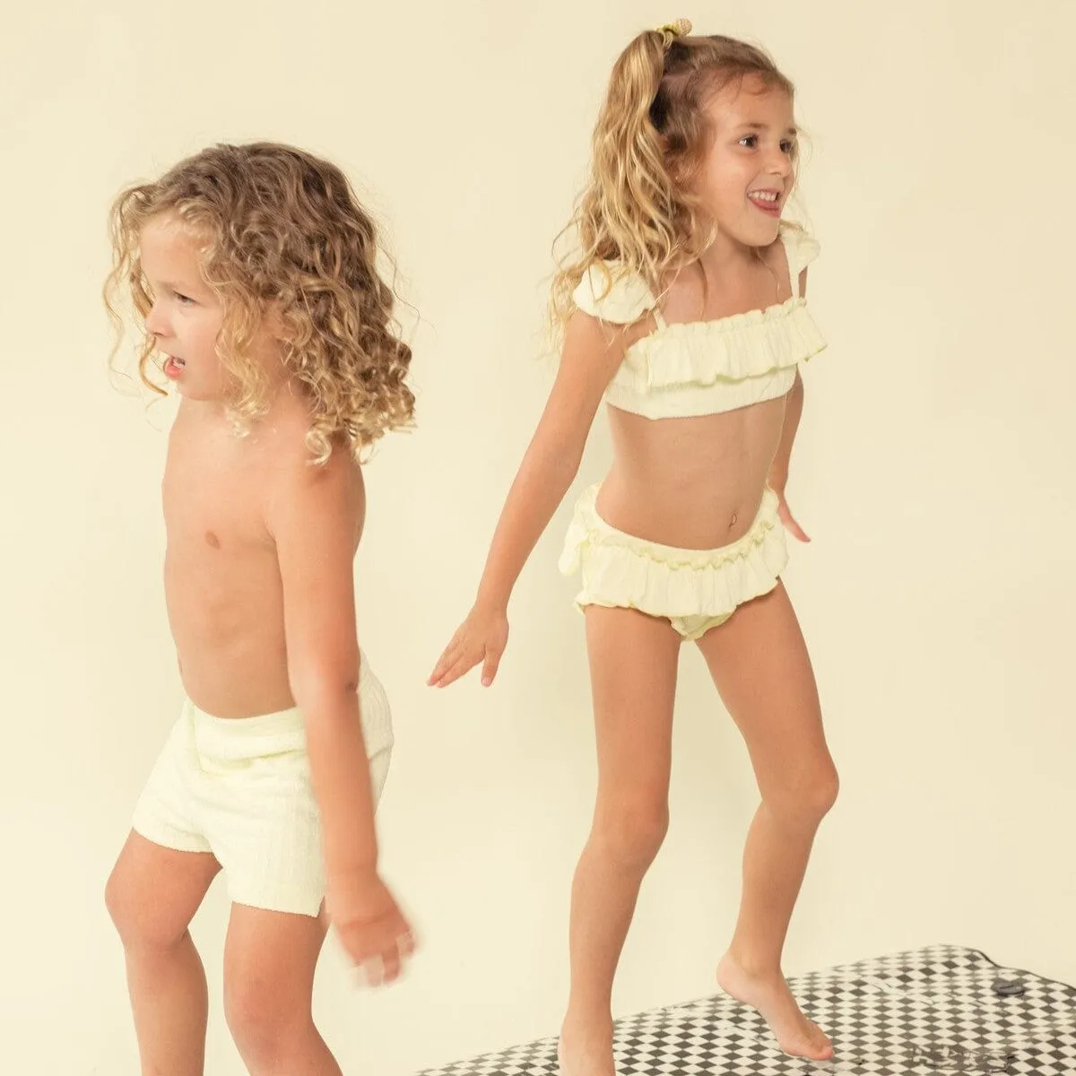 Buttercream Rib Mini Cabana Bikini Set