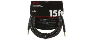 CABLE DELUXE FENDER DE 4,5 METROS NEGRO