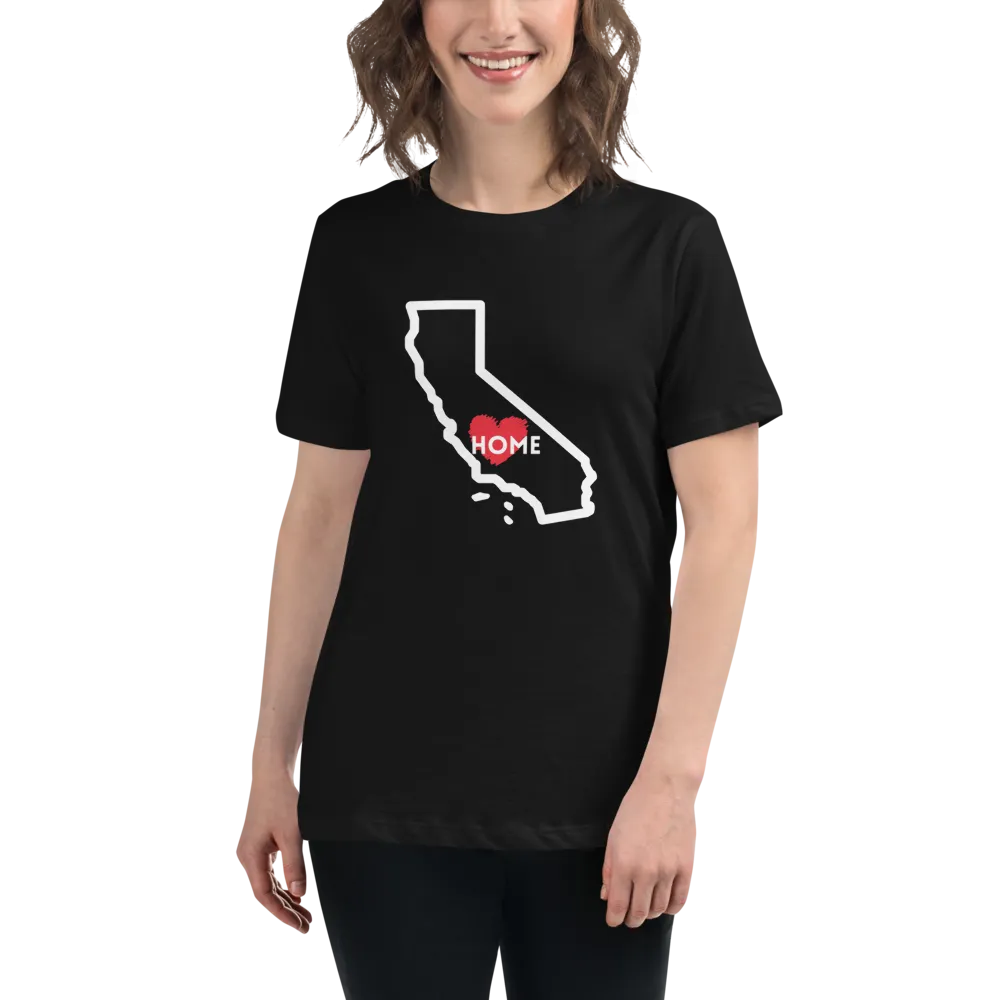 CALIFORNIA IS HOME Women's Relaxed T-Shirt