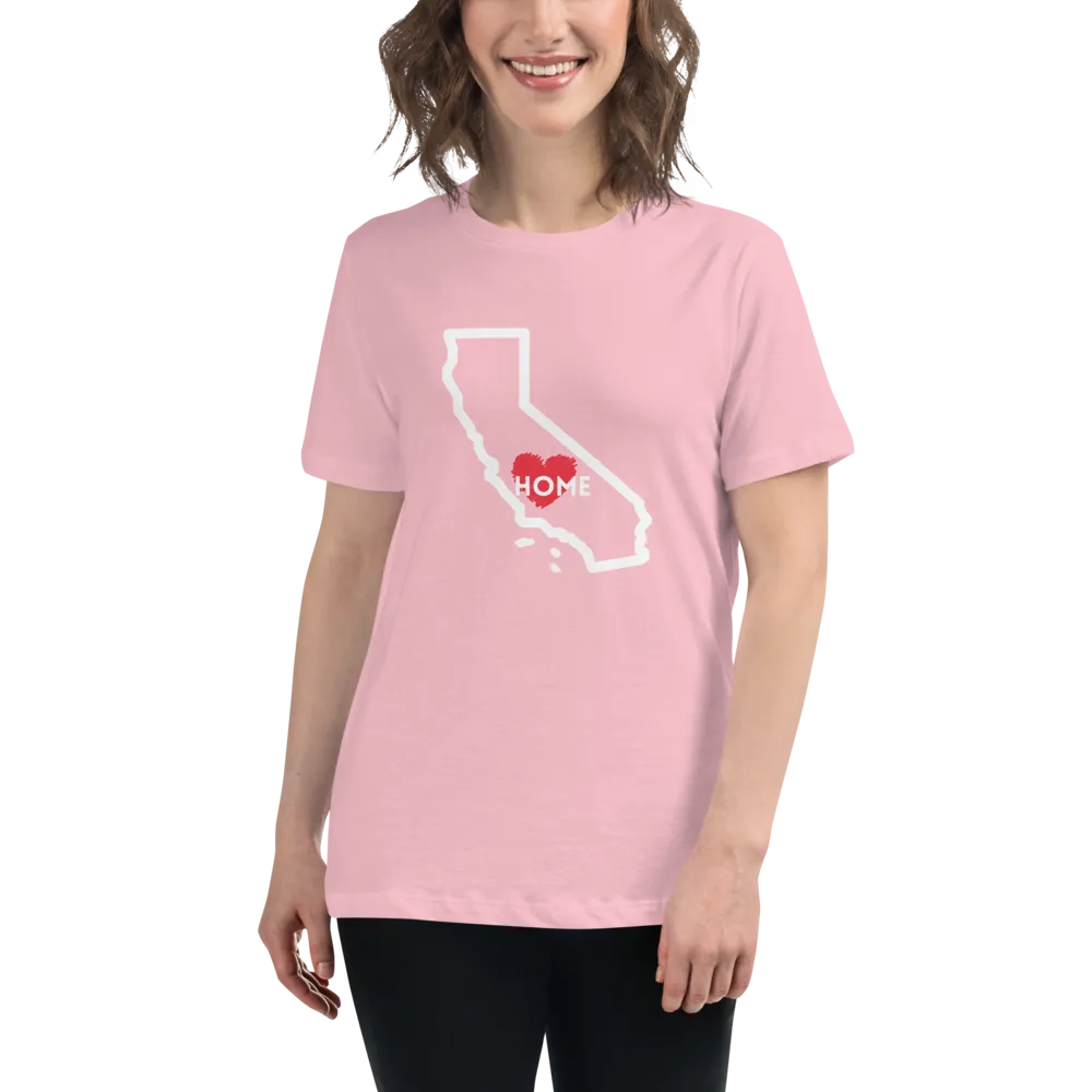 CALIFORNIA IS HOME Women's Relaxed T-Shirt