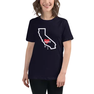 CALIFORNIA IS HOME Women's Relaxed T-Shirt