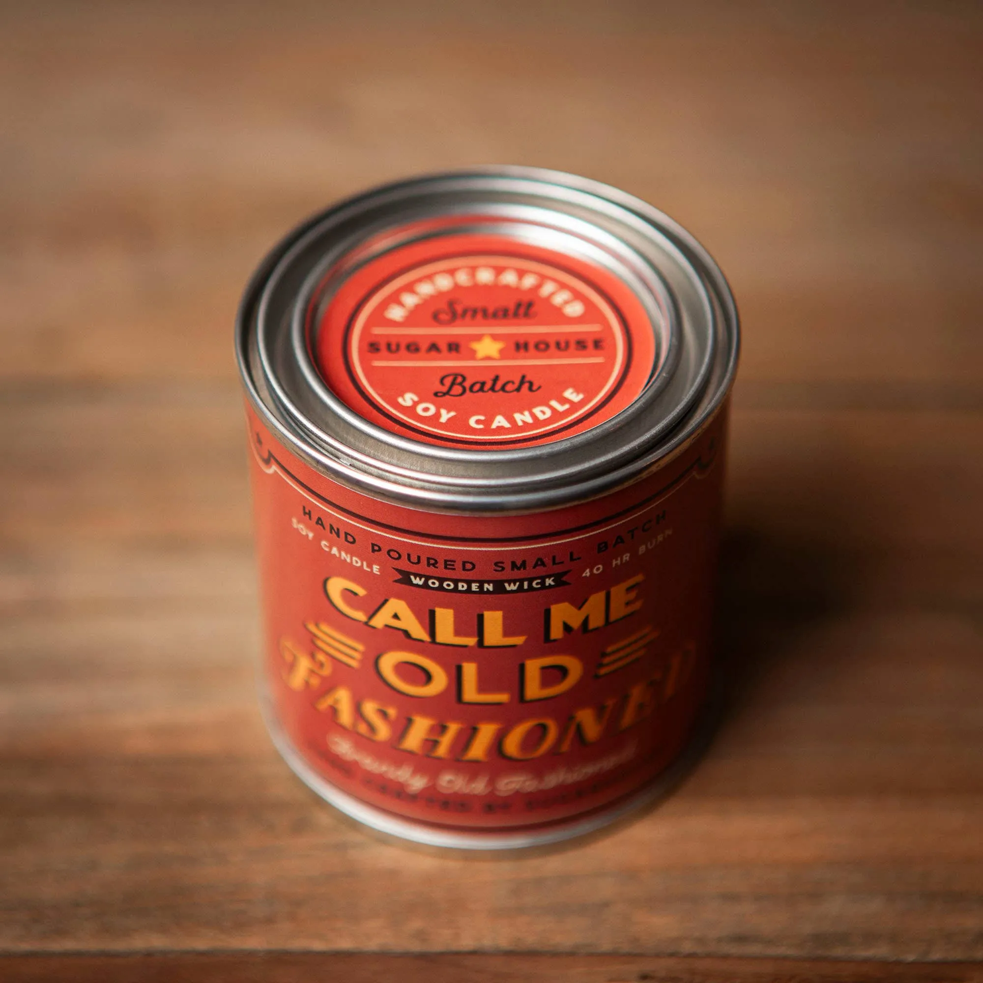 Call Me Old Fashioned Soy Candle with Wooden Wick
