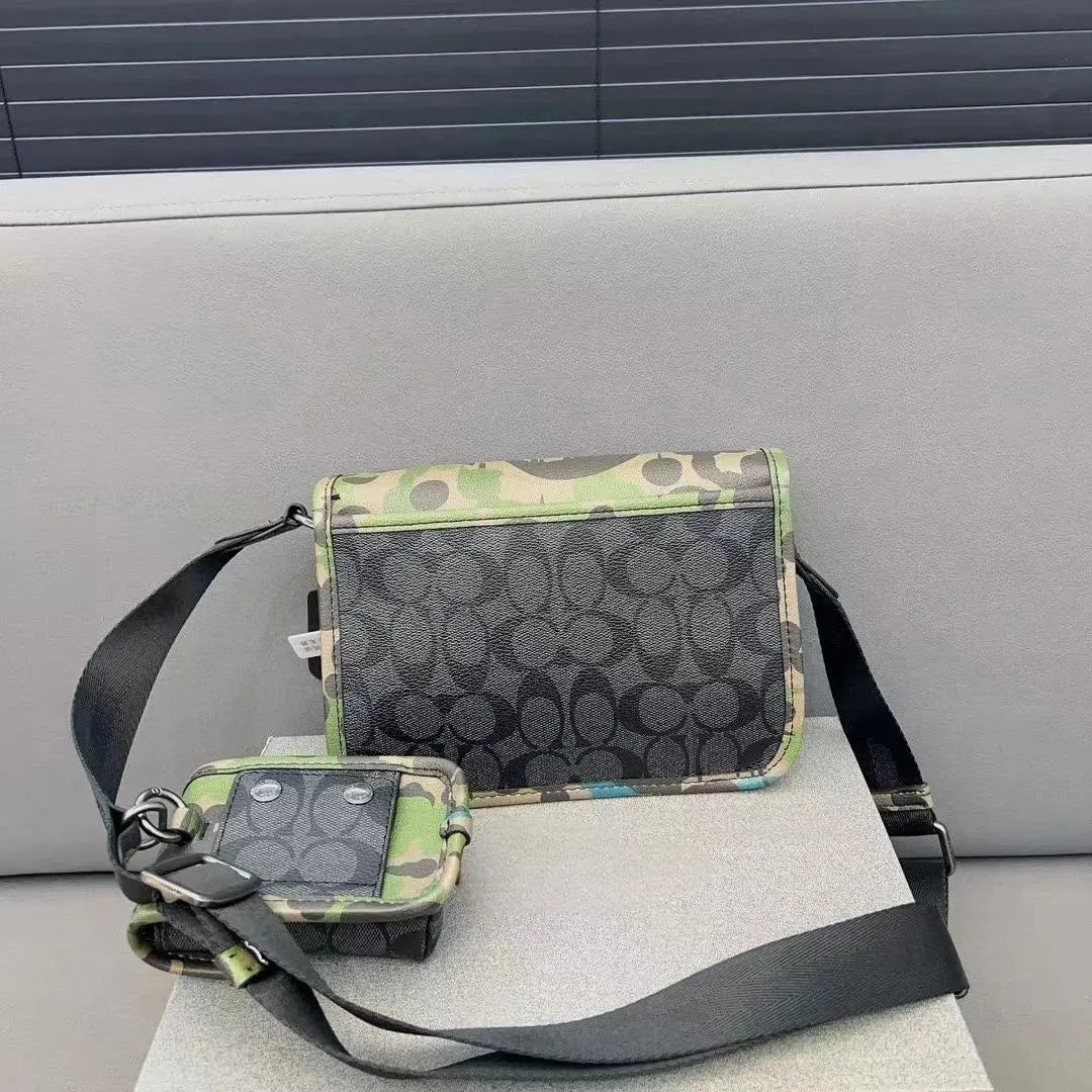 Camouflage flap postman bag with printed 2-in-1 handbag for men one shoulder diagonal cross bag totes belt Backpack women Holders hangbag travel Luxurys