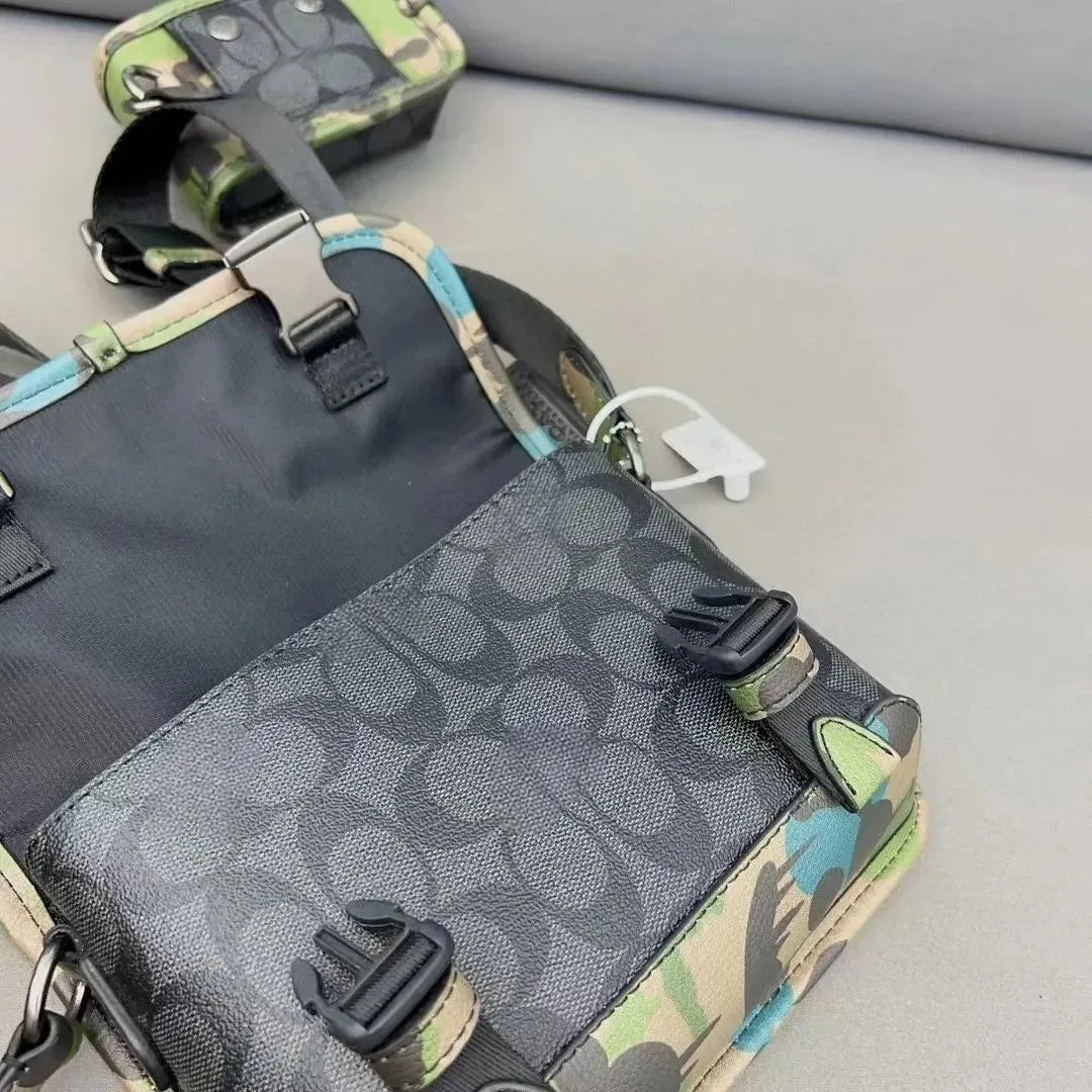 Camouflage flap postman bag with printed 2-in-1 handbag for men one shoulder diagonal cross bag totes belt Backpack women Holders hangbag travel Luxurys