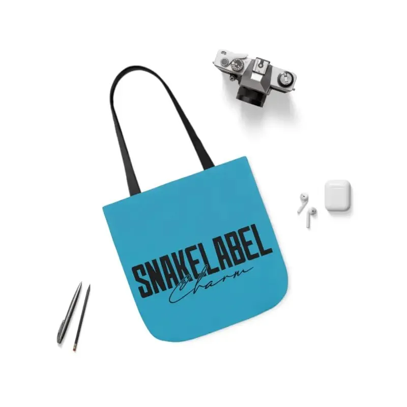 Canvas Tote Bag with 5 Color Straps - Lightweight & Durable