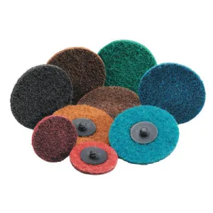 Carborundum Carbo Surface Prep Non-Woven Quick-Change Disc, Type III, 2", Very Fine, 05539554469