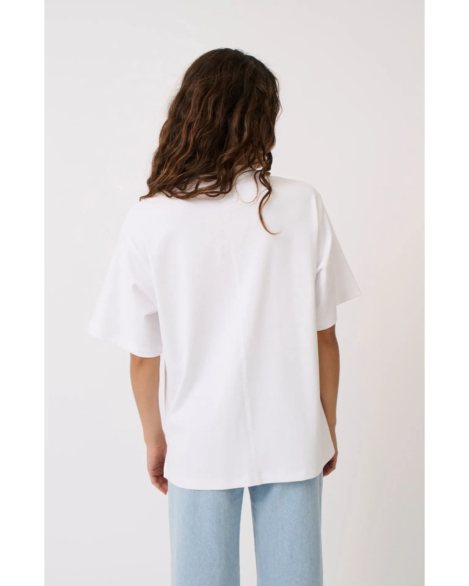 Cartel & Willow Sadie Tee - White Azure
