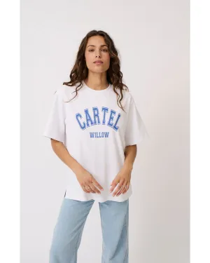 Cartel & Willow Sadie Tee - White Azure