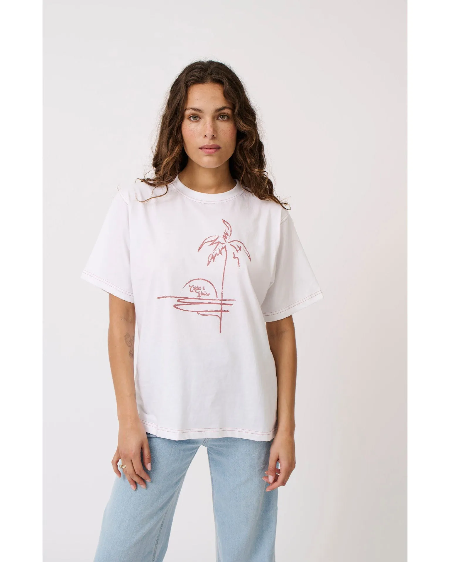 Cartel & Willow Sophie Tee - Holiday Graphic