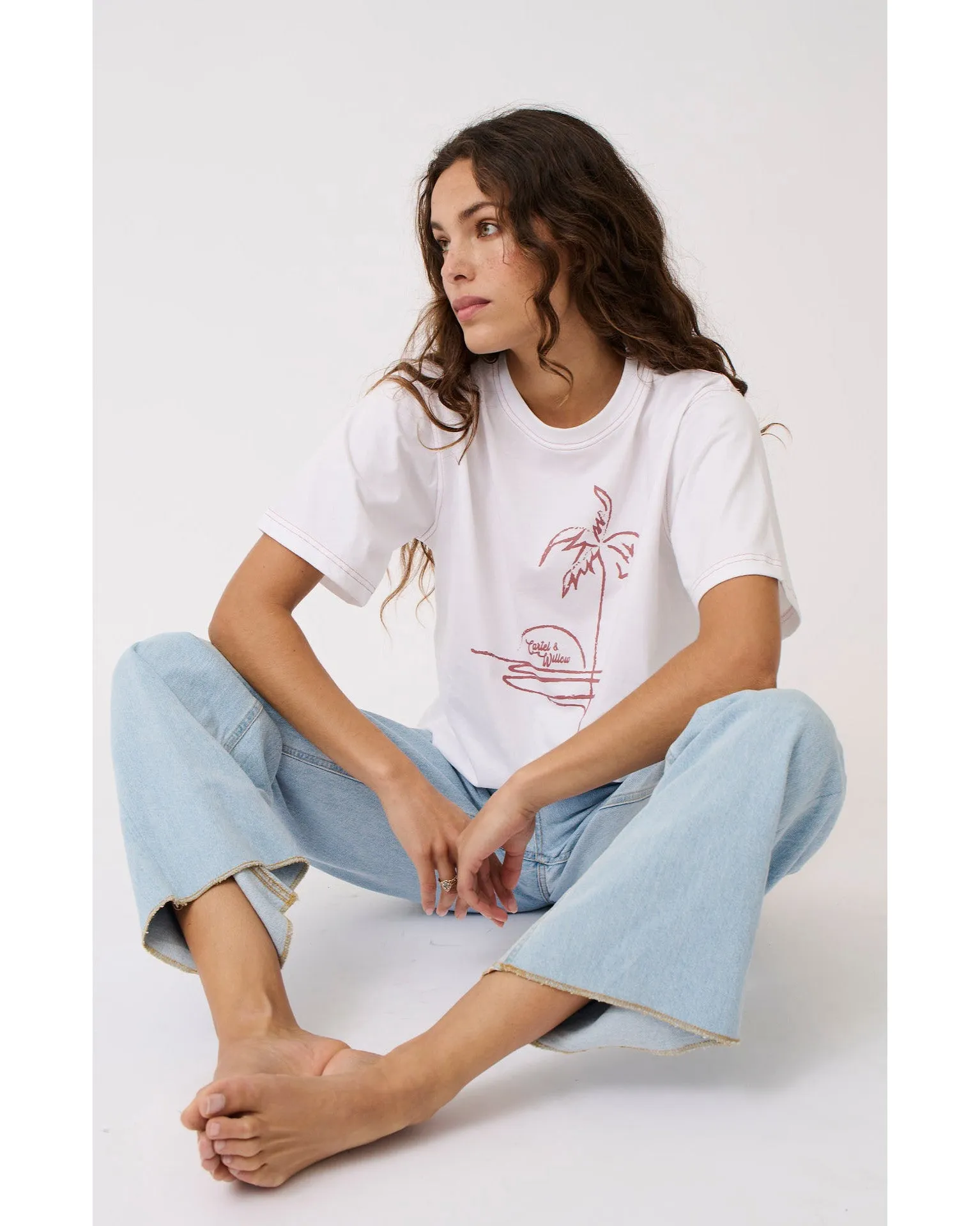 Cartel & Willow Sophie Tee - Holiday Graphic