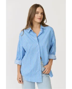 Cartel & Willow Tammy Shirt - Ocean Stripe