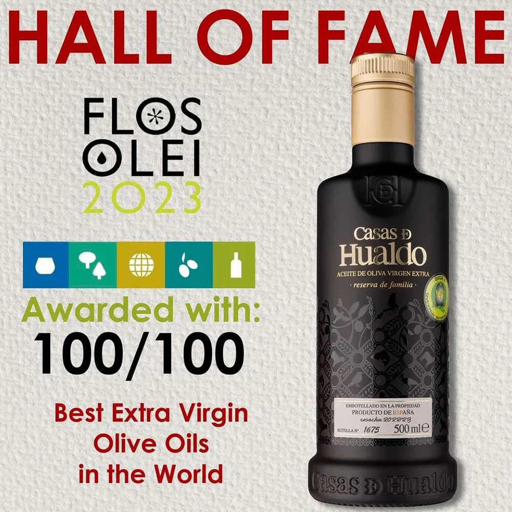 Casas de Hualdo Gift Box – 3 Monovarietal Extra Virgin Olive Oils (3x500ml)