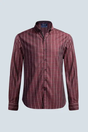 Casual Maroon Shirt