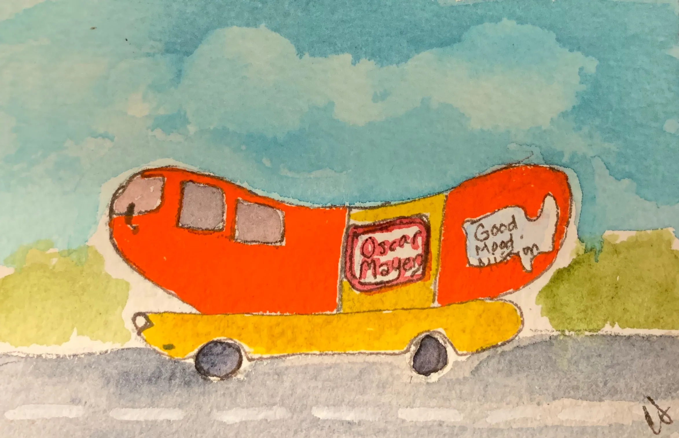 Cathy Stratton Mini Water color prints 3"x4"