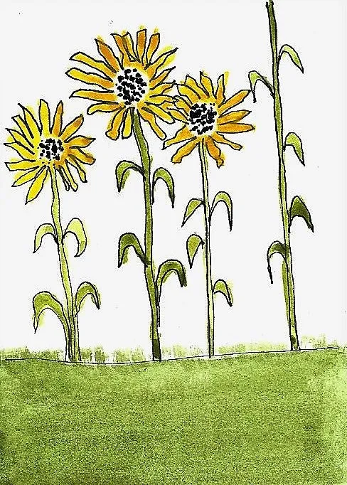 Cathy Stratton Mini Water color prints 3"x4"