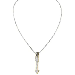 Celebration Petite Pavé Arrow Necklace