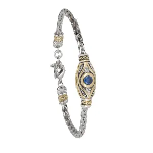 Celebration Petite Pavé - Evil Eye Blue Single Strand Bracelet