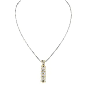 Celebration Petite Pavé Hugs and Kisses Necklace