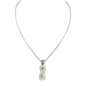 Celebration Petite Pavé Infinity Necklace