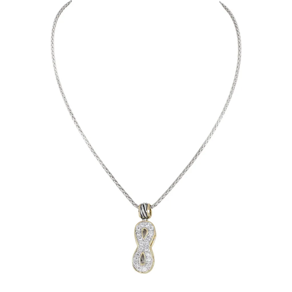 Celebration Petite Pavé Infinity Necklace