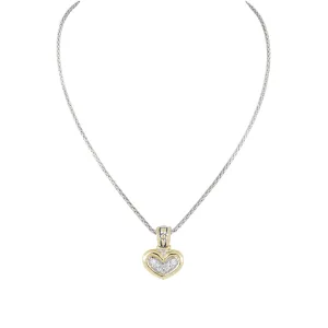 Celebration Petite Pavé JM Bail Heart Necklace
