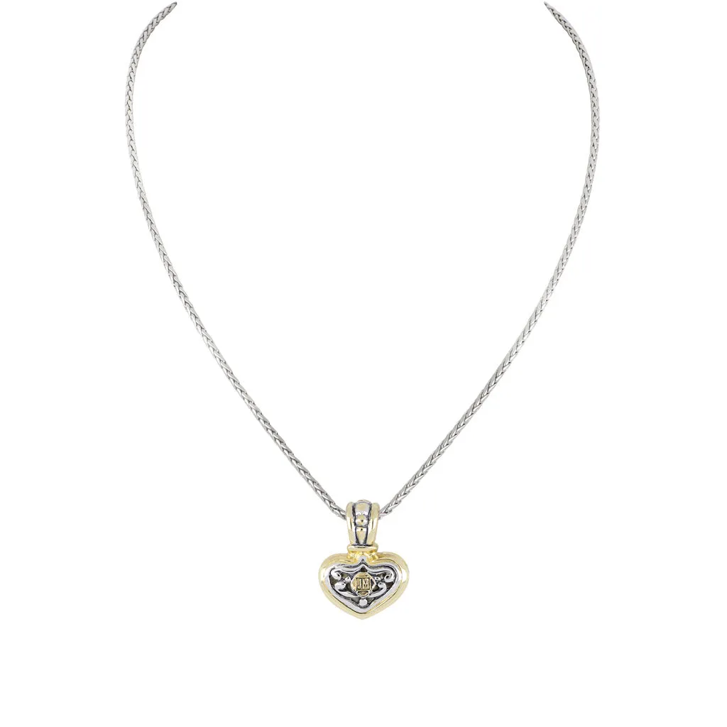 Celebration Petite Pavé JM Bail Heart Necklace