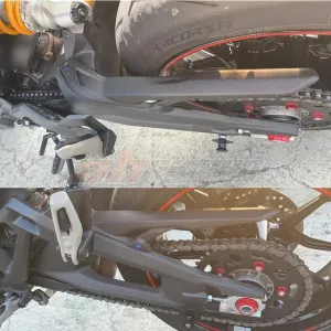 Chain Guard Protection Trim Fairing Cowling For Monster 937 950 Stealth 2021 2023 Full Carbon Fiber 100%
