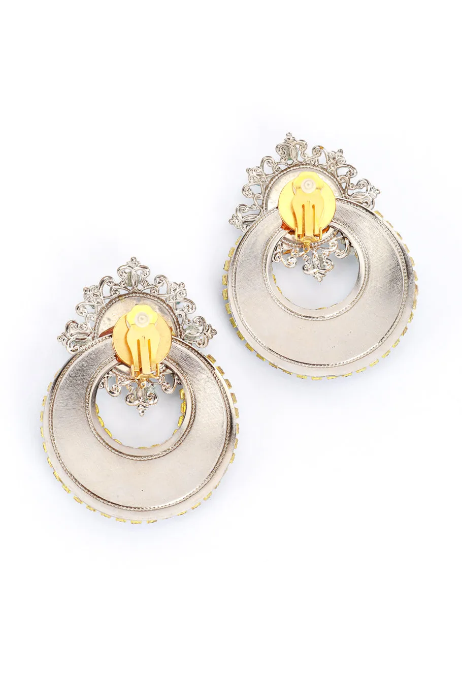 Chandbali Hoop Drop Earrings