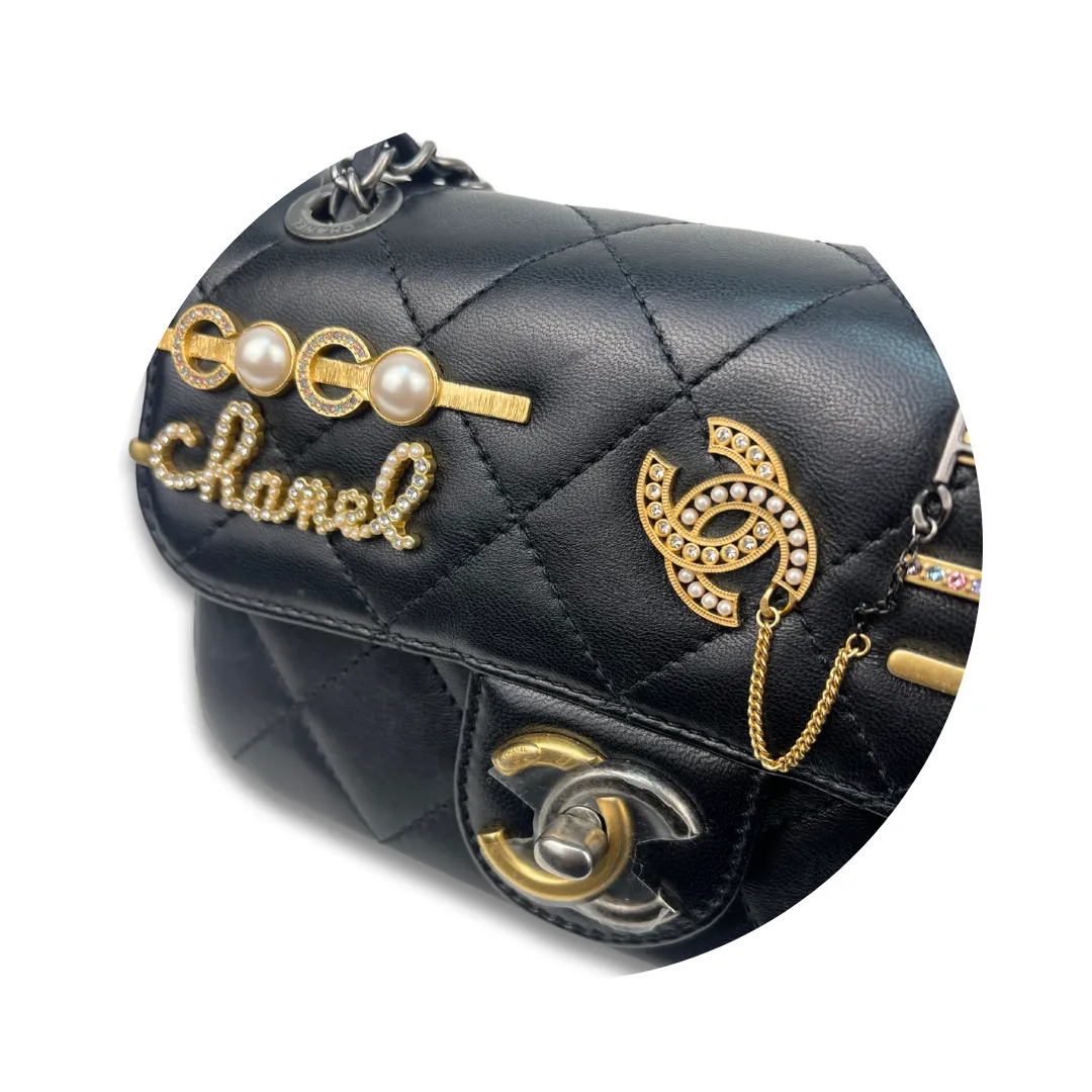 Chanel Mini Coco Clips Flap Bag