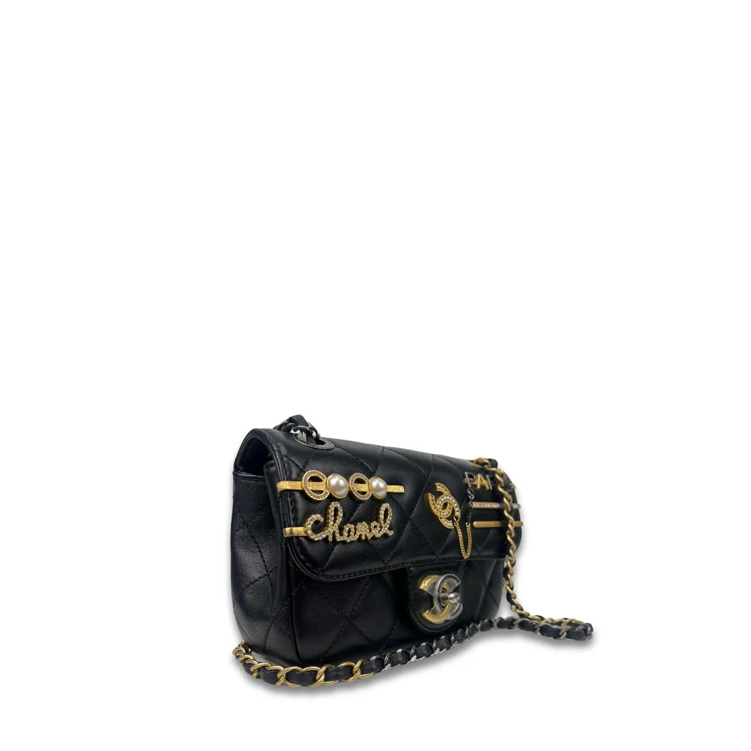 Chanel Mini Coco Clips Flap Bag