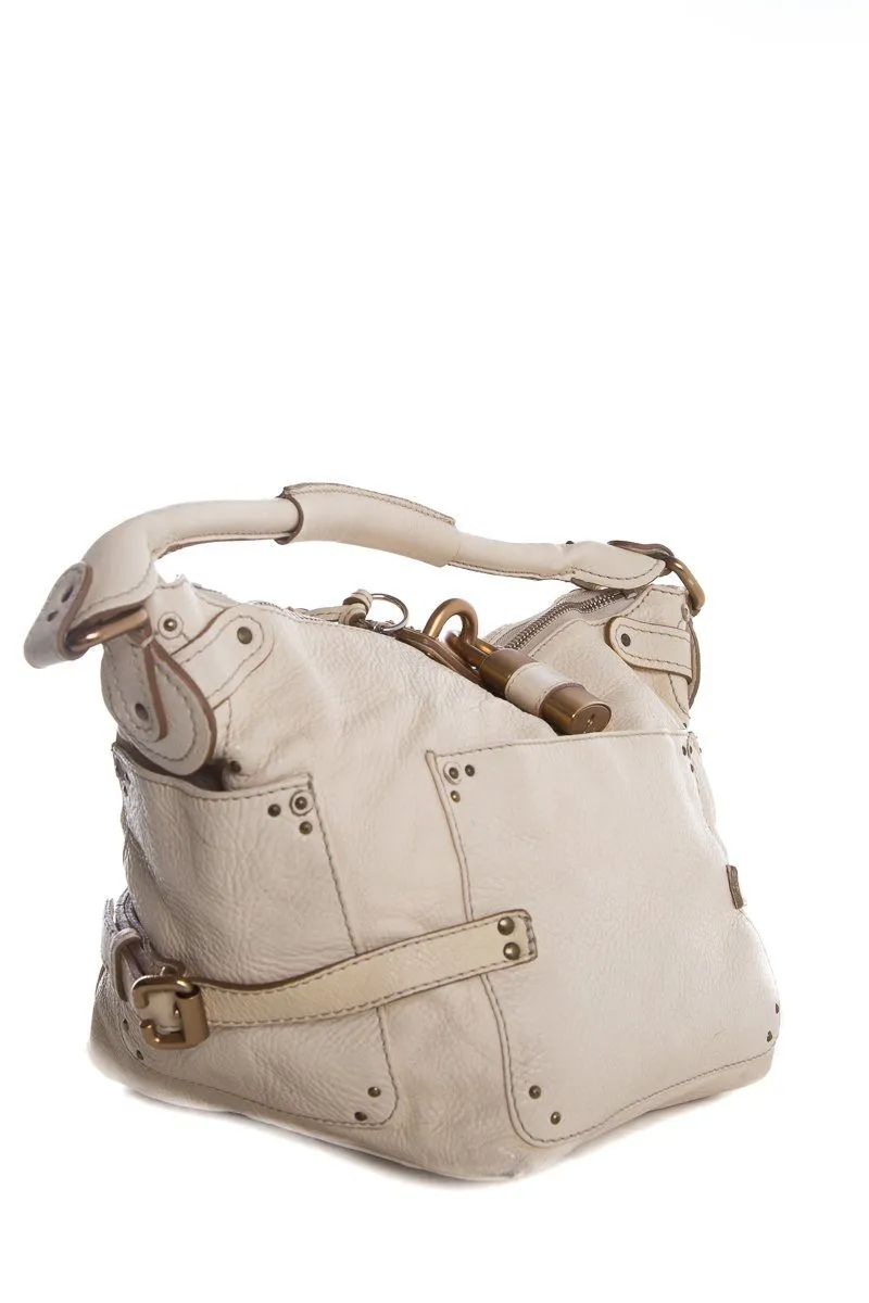 Chloé Cream Paddington Hobo Bag DS