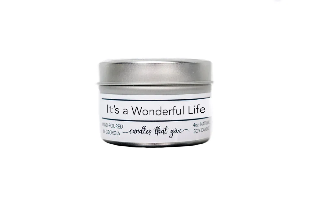 Christmas Candle Collection: It's a Wonderful Life (4oz)