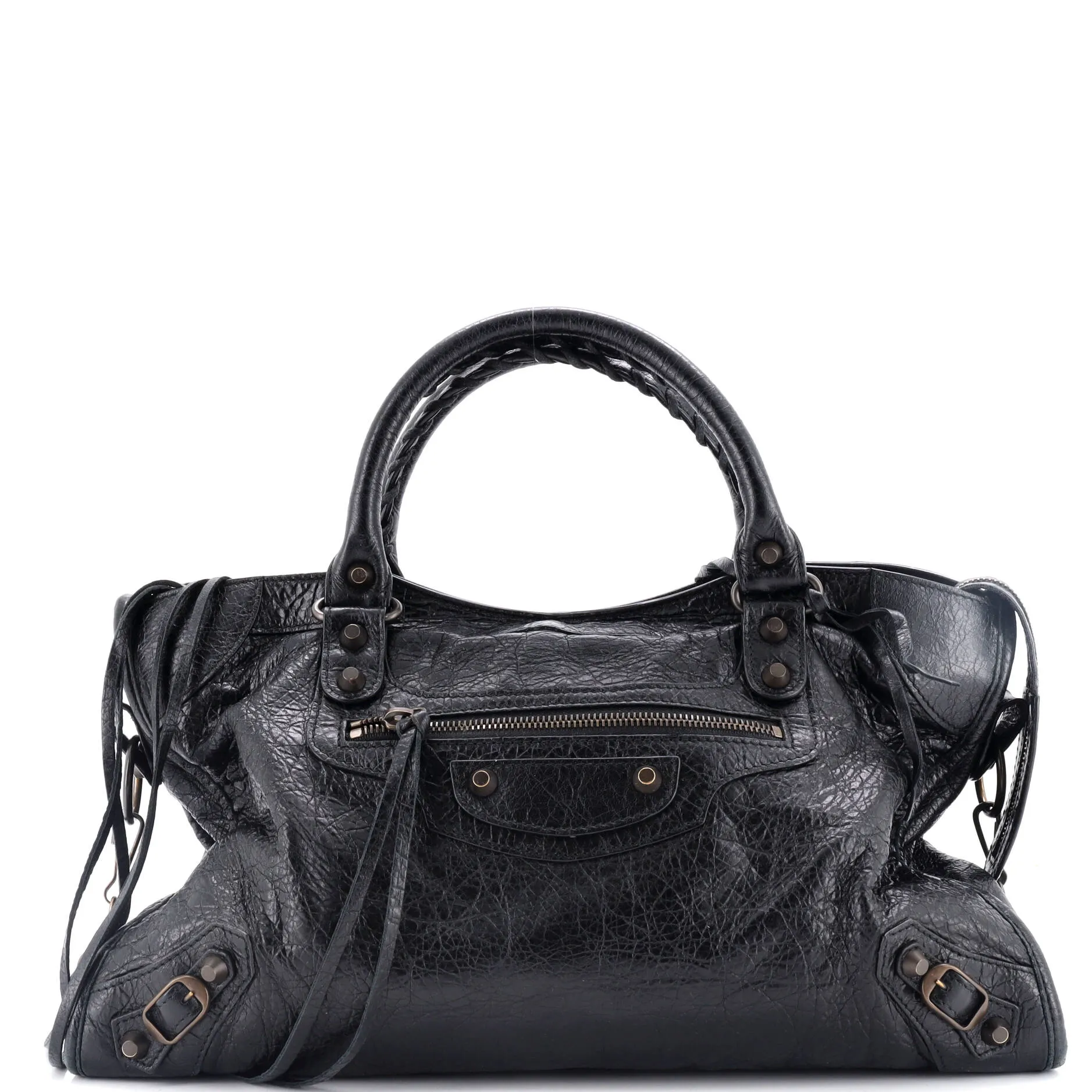 City Classic Studs Bag Leather Medium