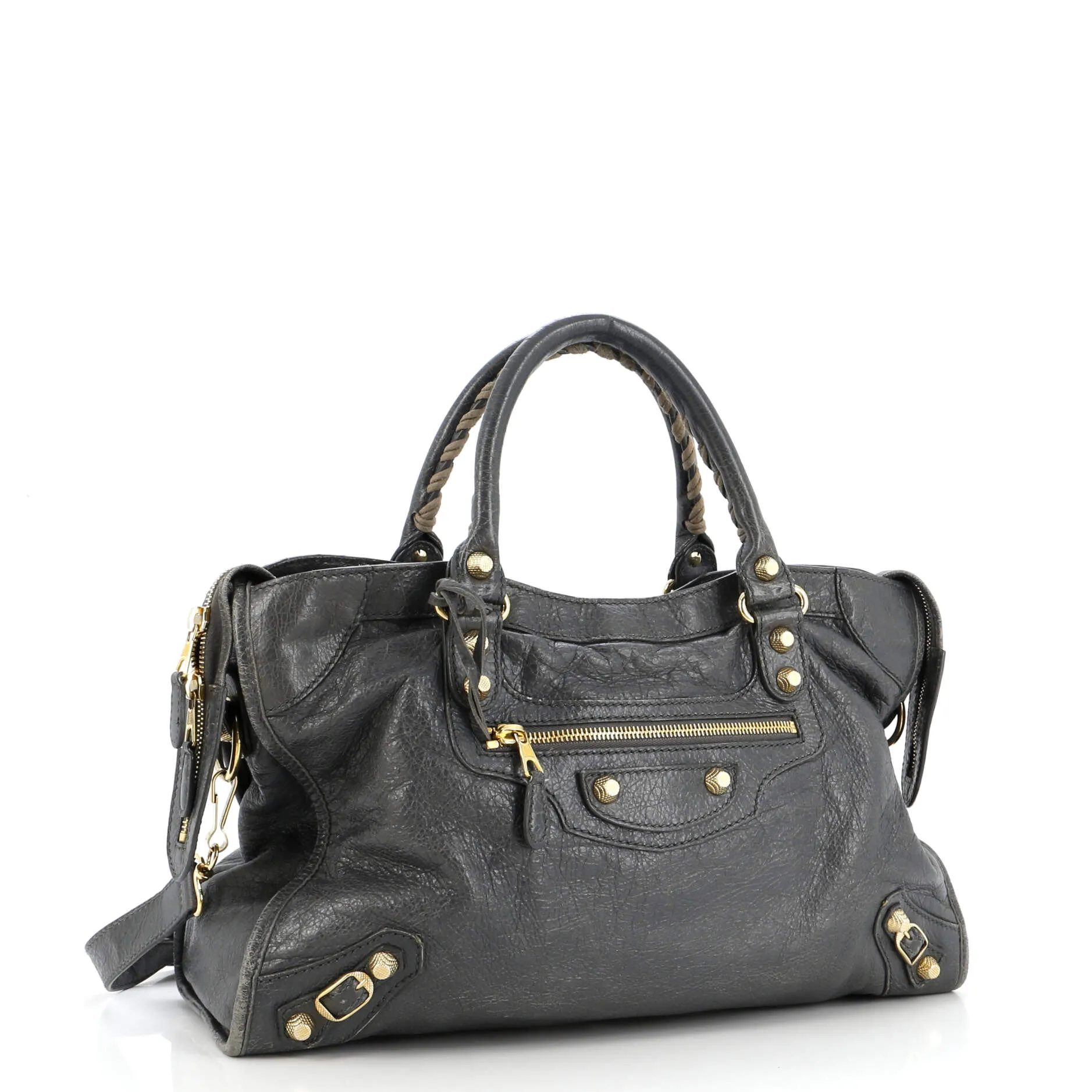 City Classic Studs Bag Leather Medium
