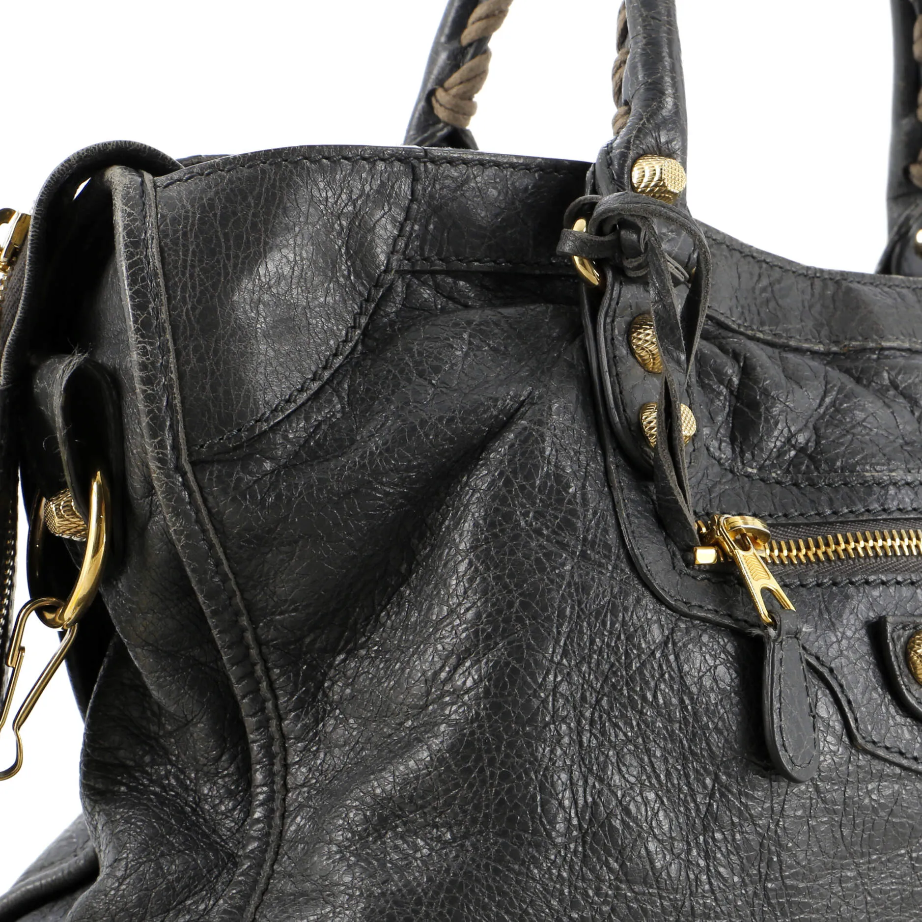 City Classic Studs Bag Leather Medium