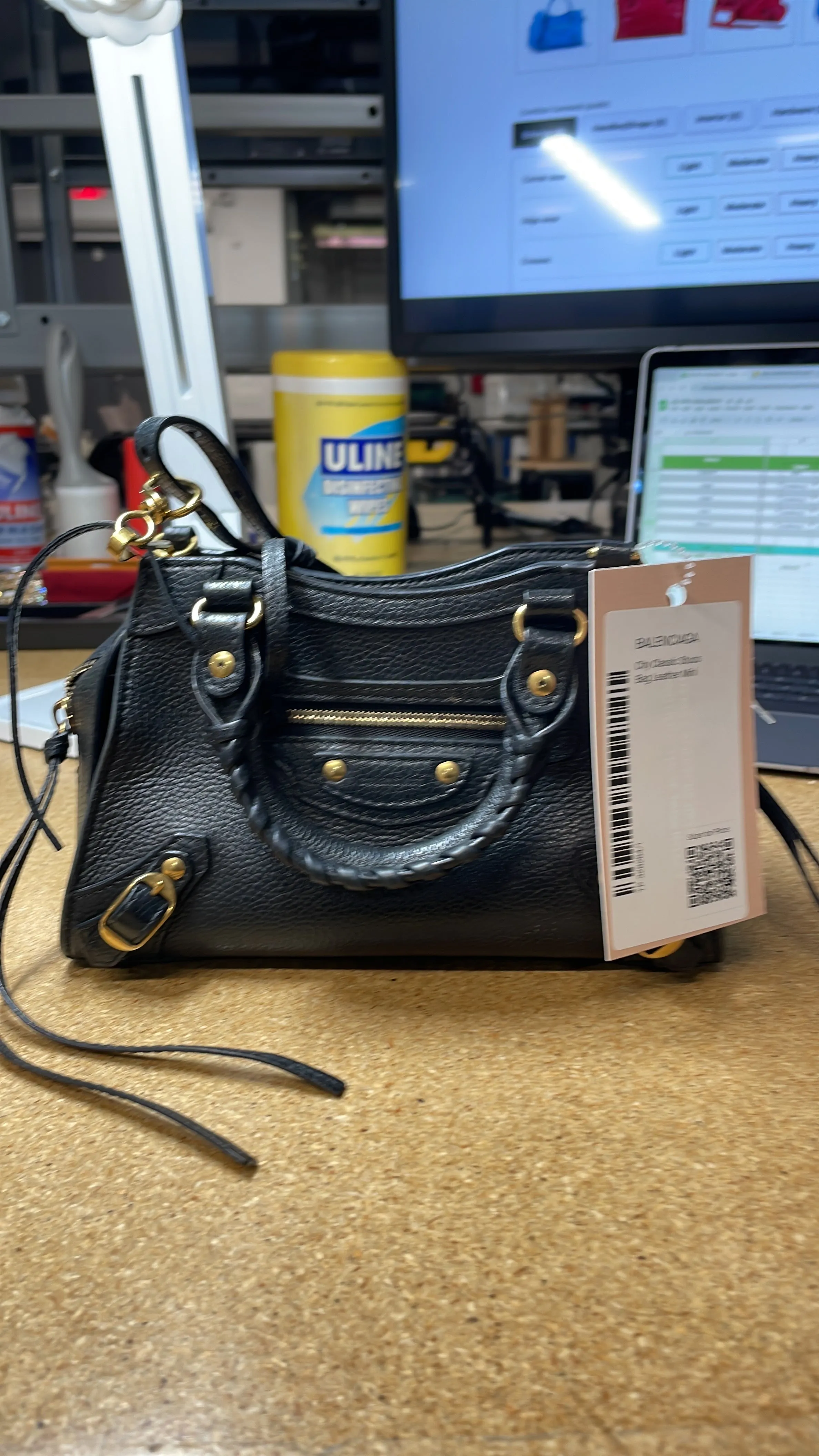 City Classic Studs Bag Leather Mini