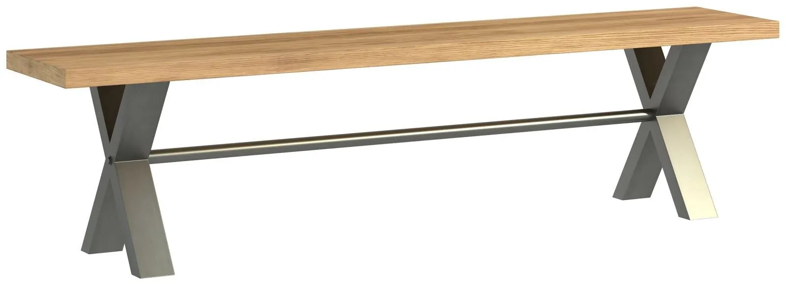 Classic Fusion Oak Large Dining Bench FSBEN180