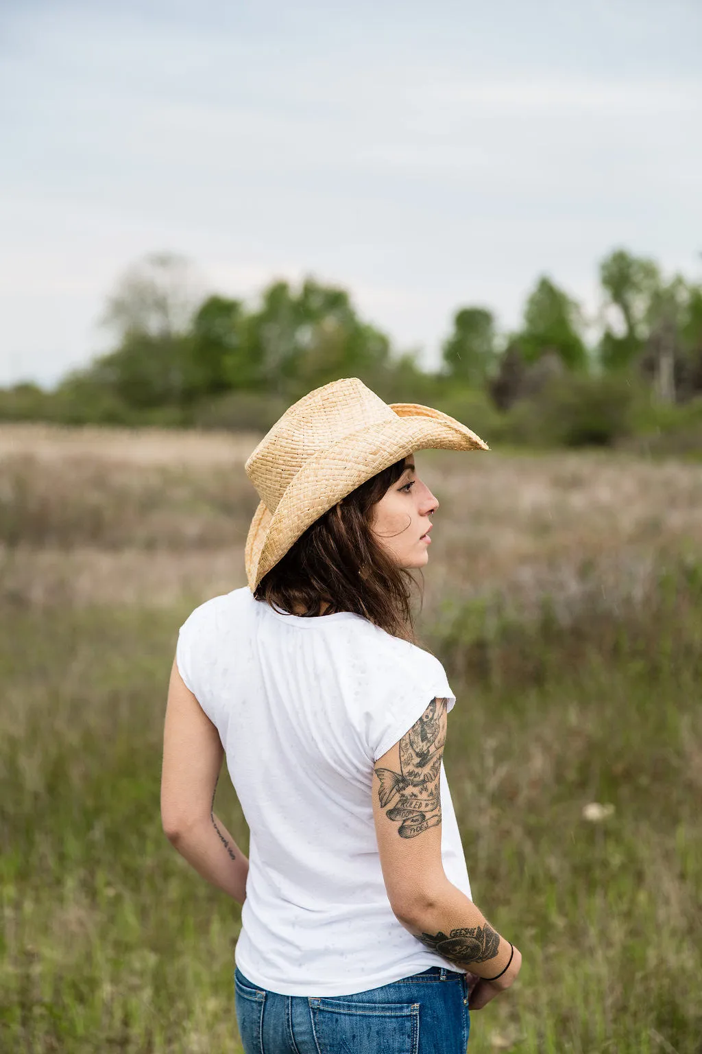 classic white organic cotton v neck t
