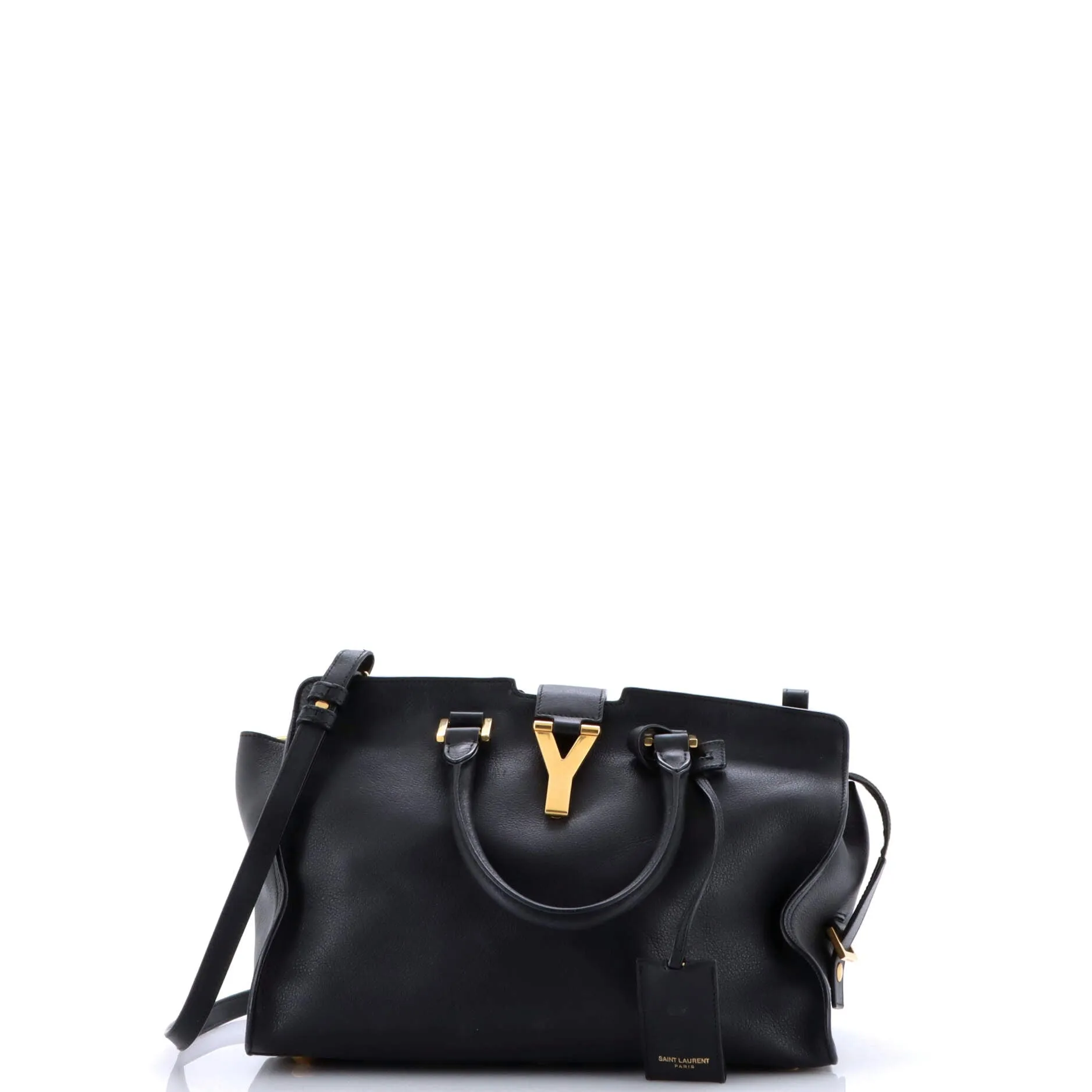 Classic Y Cabas Leather Small