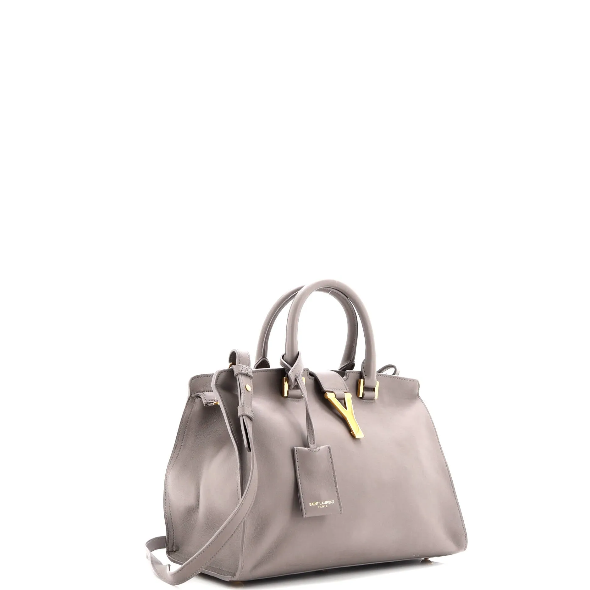 Classic Y Cabas Leather Small