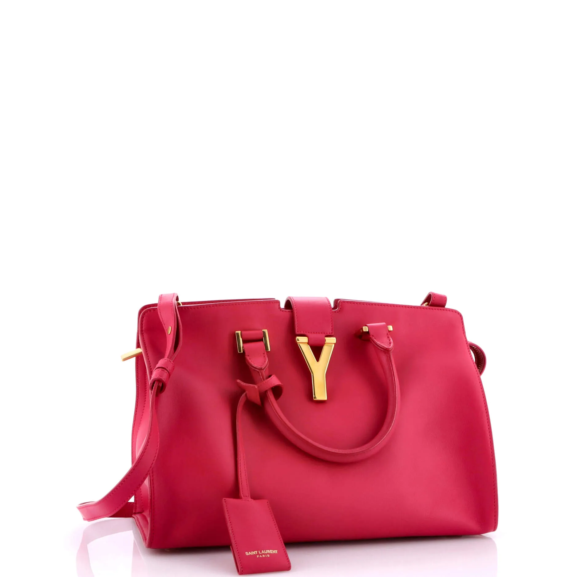 Classic Y Cabas Leather Small