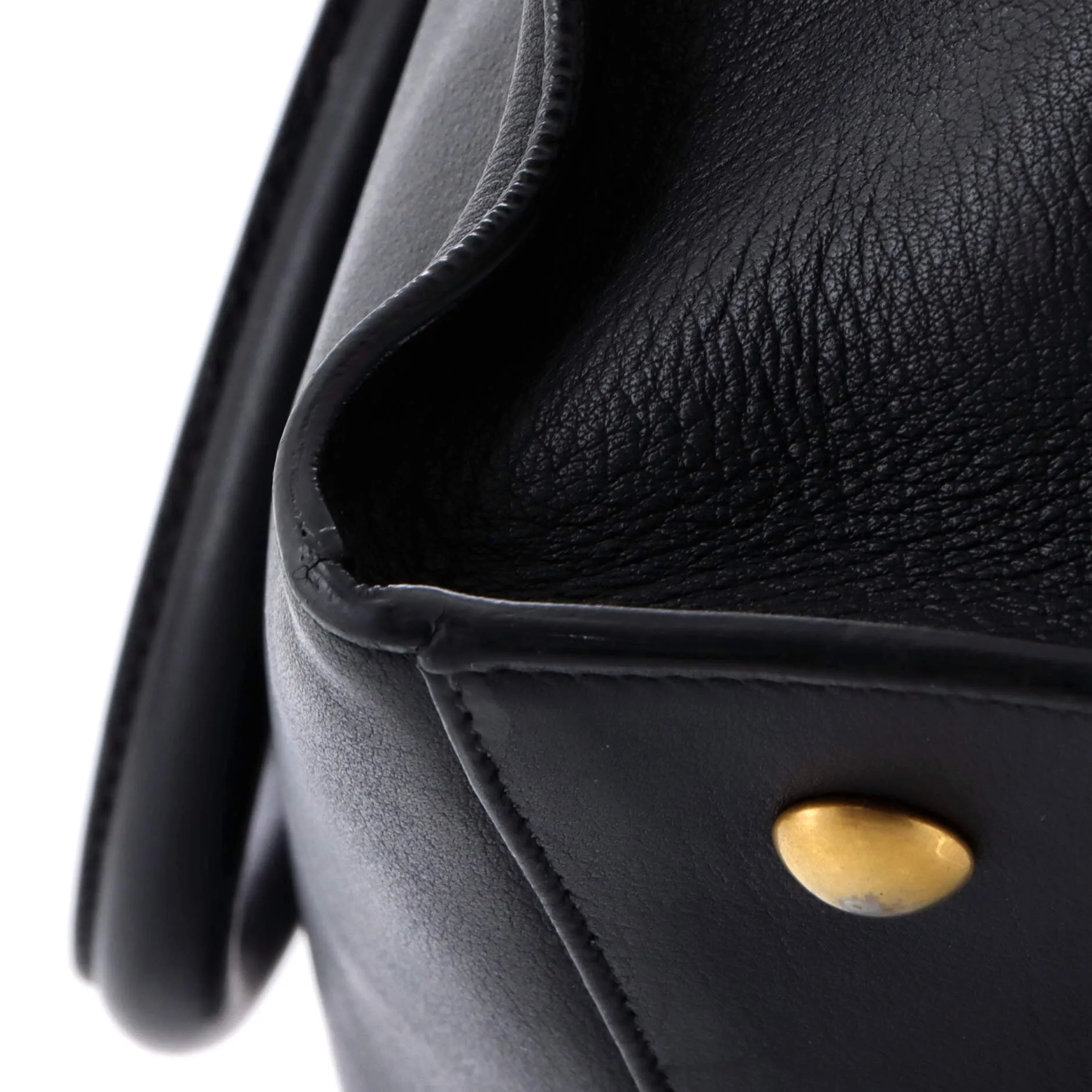 Classic Y Cabas Leather Small
