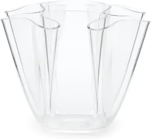 Clear Handkerchief Vase