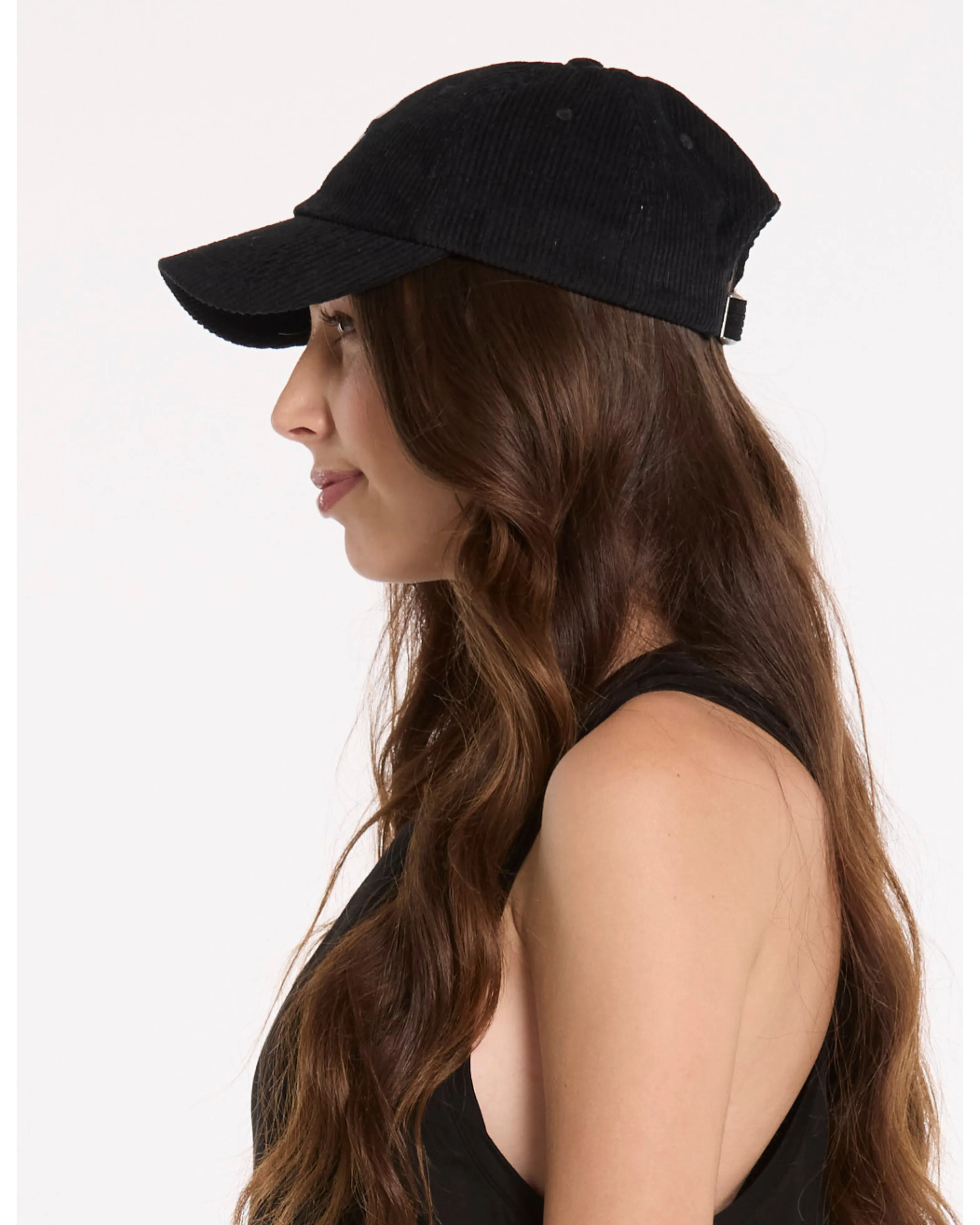 Clique Cord Cap - Black
