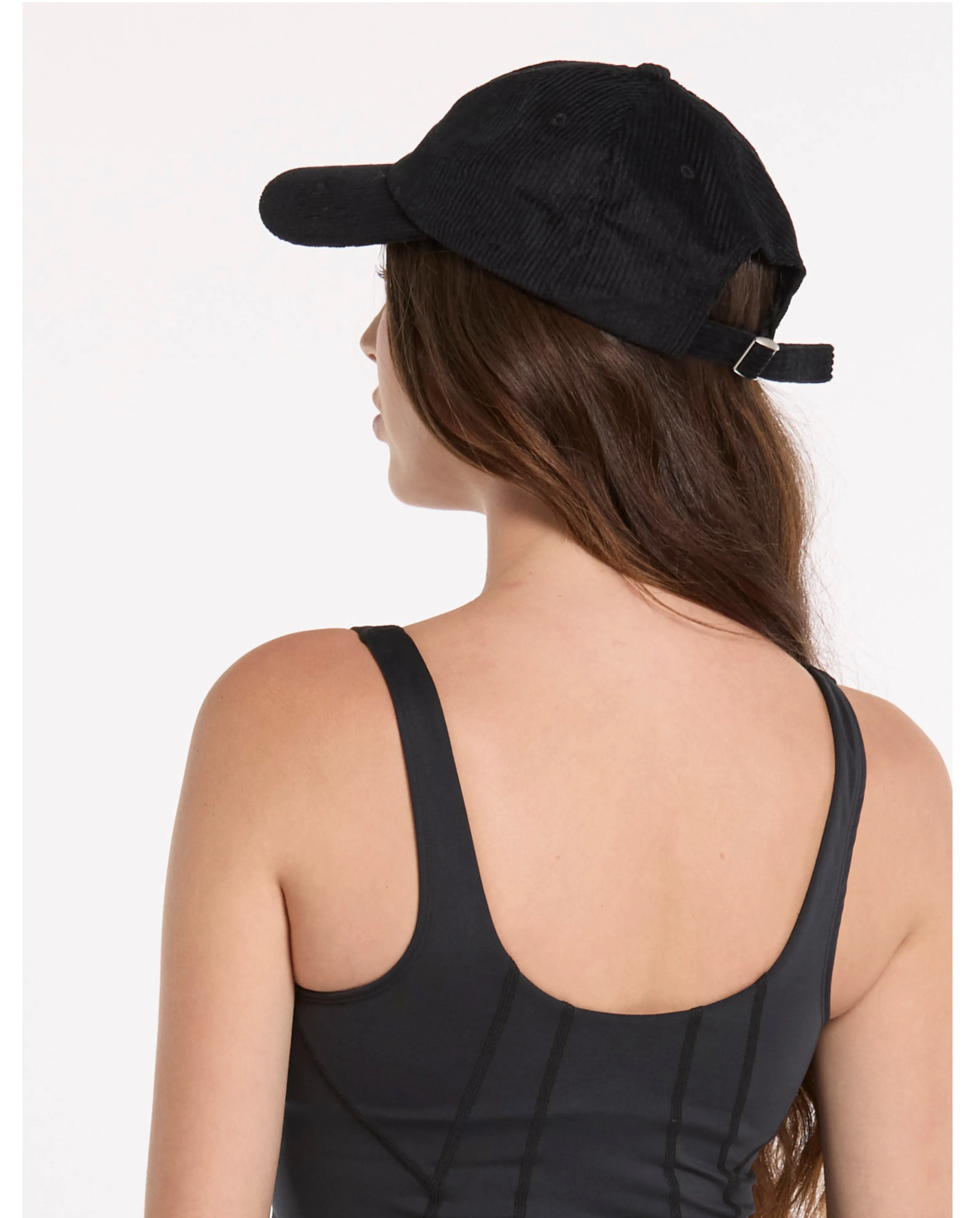Clique Cord Cap - Black